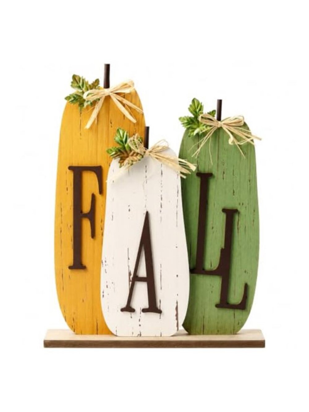 Fall Decorations for Home Pumpkin Sign Thanksgivin Farmhouse Vintage Wooden